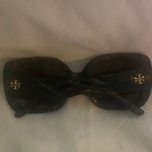 Tory Burch Brown Sunglasses with Gold Accents